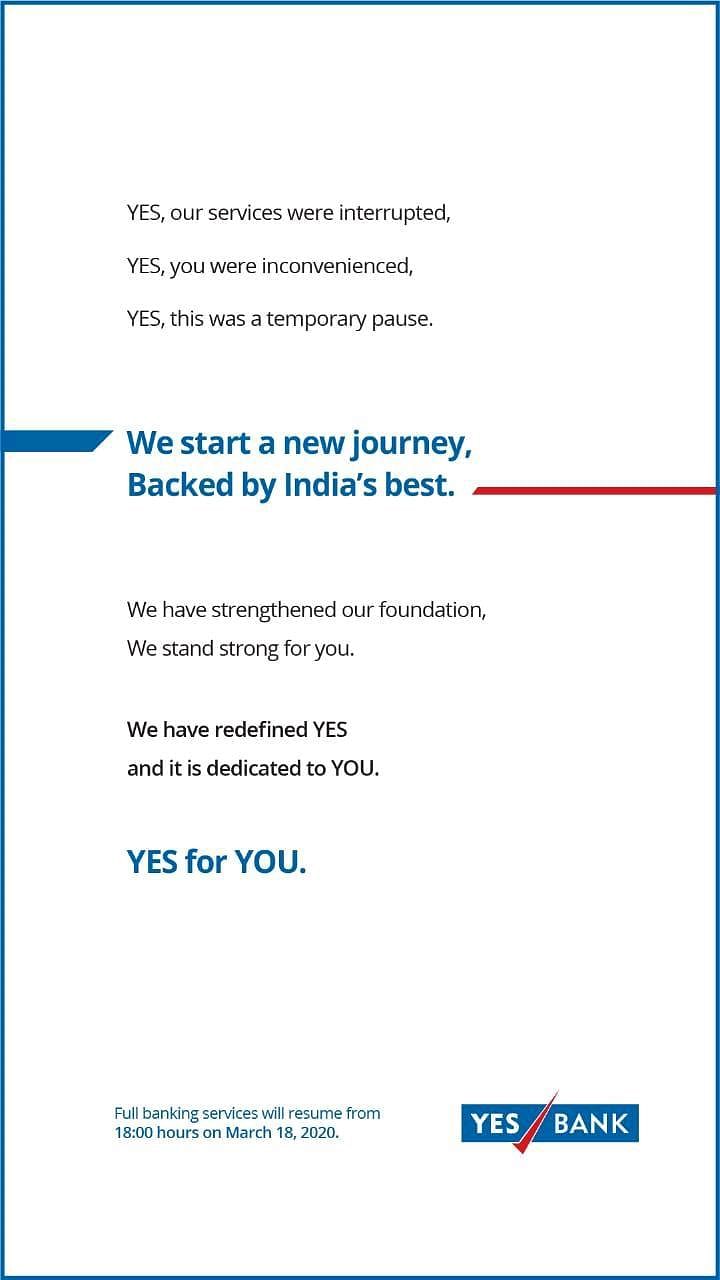 Yes Bank's crisis control ad leaves many fuming