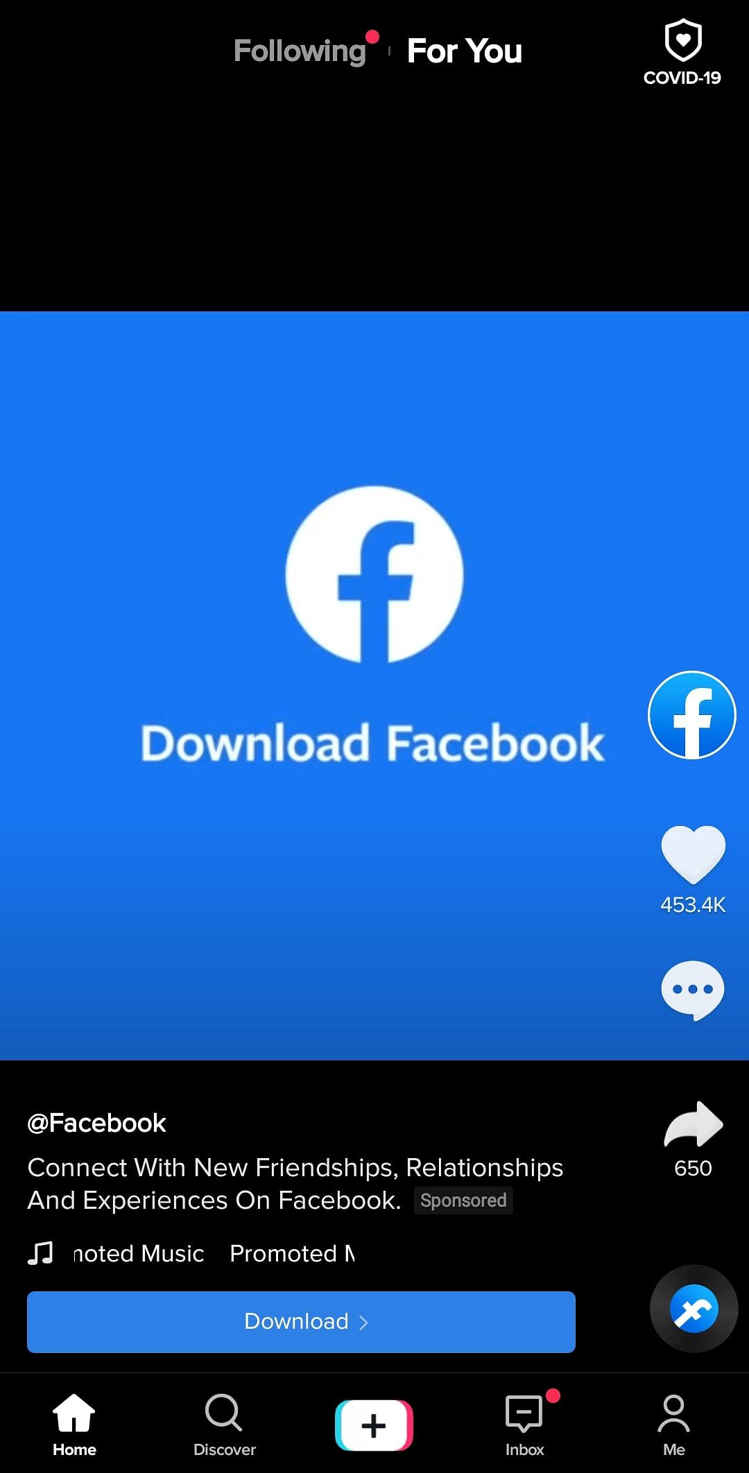 Facebook, Instagram, Tinder display ads on TikTok