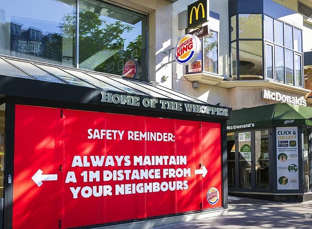 Burger King's new Whopper reeks of social distancing