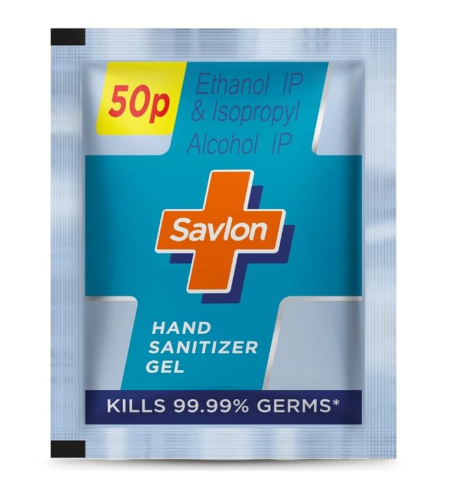 Now buy an ITC Savlon hand sanitiser sachet for just 50p