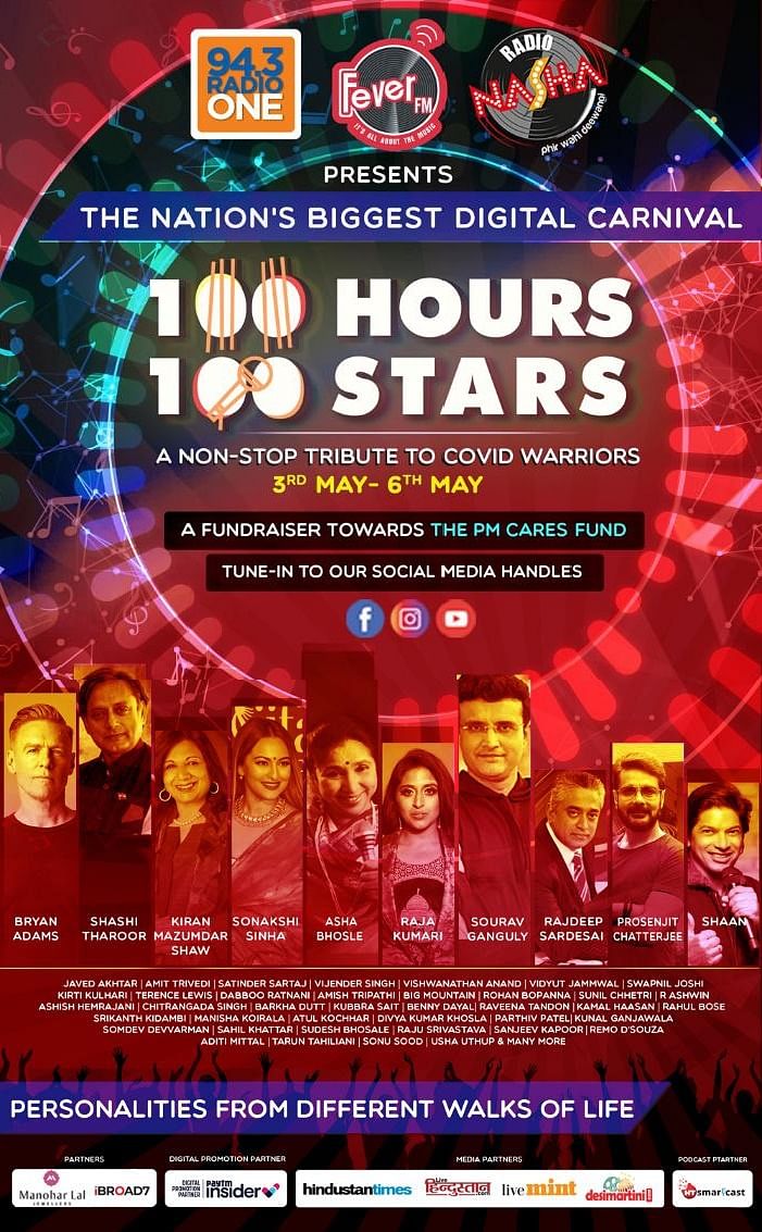 Fever Network’s ‘100 Hours 100 Stars – Wraps up with the biggest names from different walks of life’