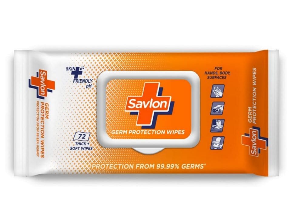 Savlon anti-bacterial wipes