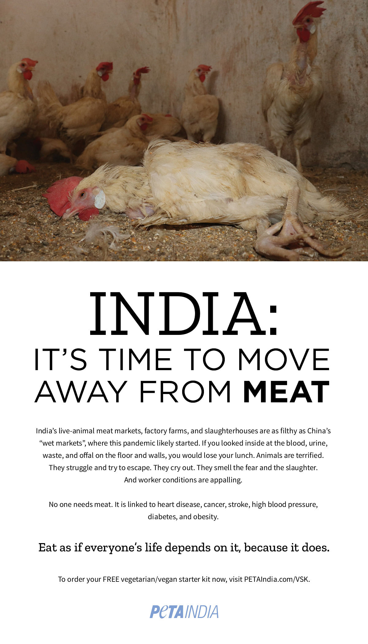 Peta India Print Ad