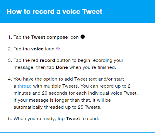Twitter introduces voice tweets, available only to select iOS users