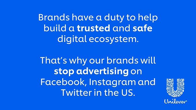Unilever, Honda, Verizon temporarily withdraw Facebook ad spends in USA