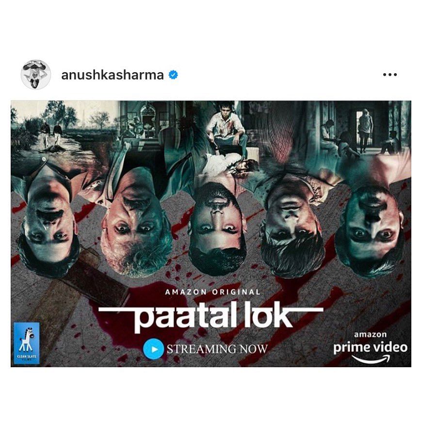 Producer of the show, Anushka Sharma promoting Paatal Lok 