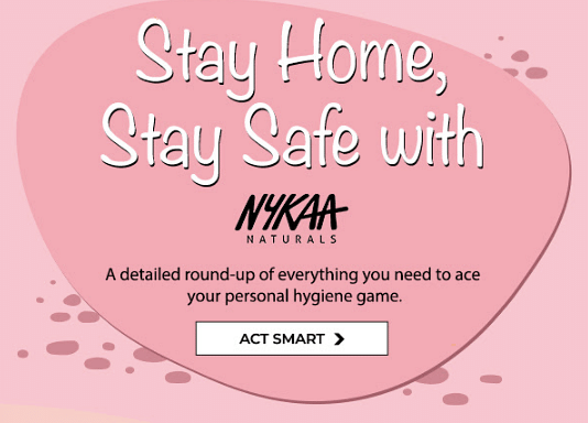 Nykaa mailers zoom in on skincare, healthcare and fitness during WFH