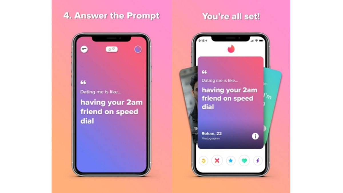 Tinder introduces new text prompt feature to increase match potentials