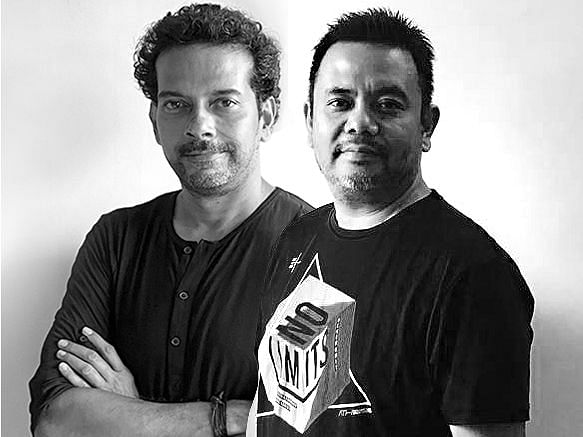 Basabjit (left) with Vikash (right)