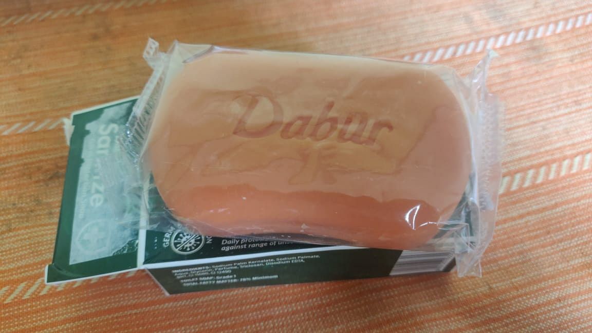 The soap looks and smells similar to Dettol