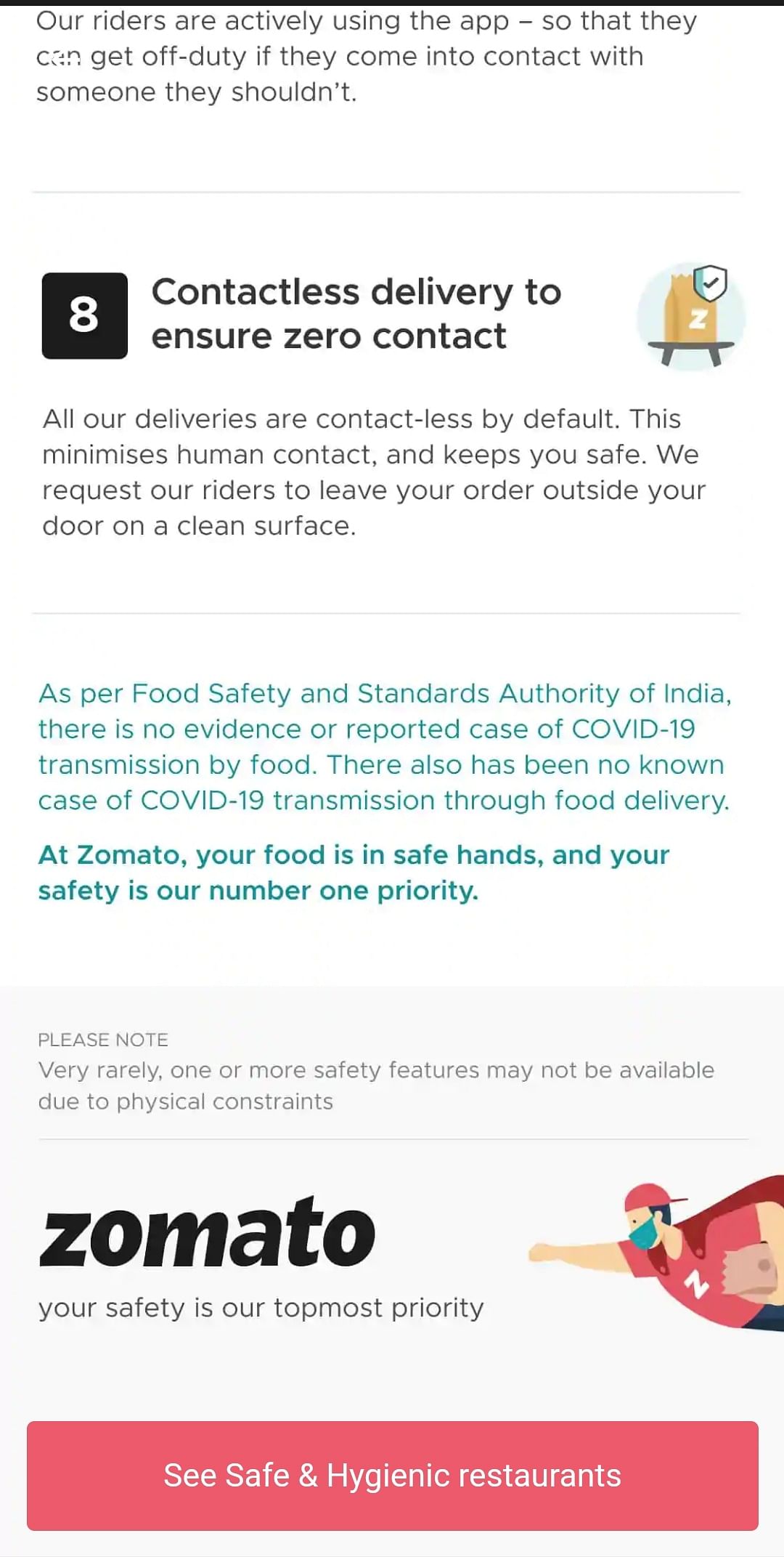Zomato's ad makes a case for 'safety' while ordering in