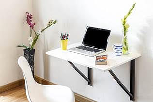 A wall mounted office/ computer table available on Amazon