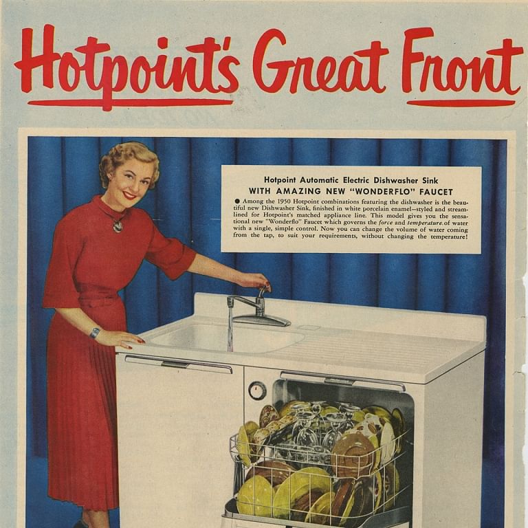 1950 dishwasher ad