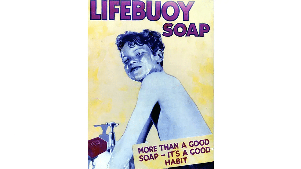 1950 - an ad on good handwashing habits