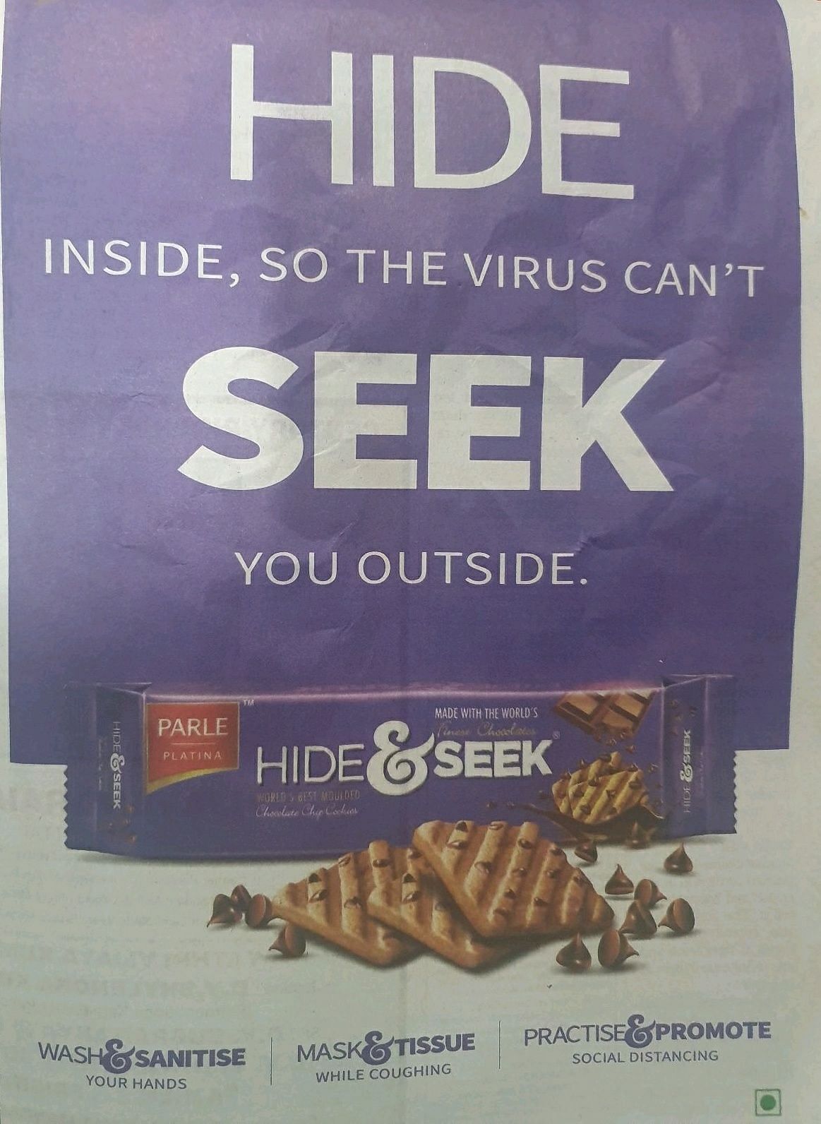 When Hide & Seek told us to hide inside from Coronavirus