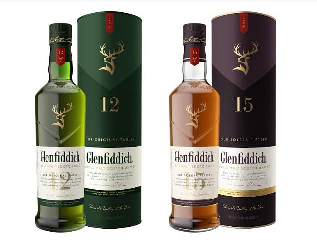 Glenfiddich revamps its flagship range design