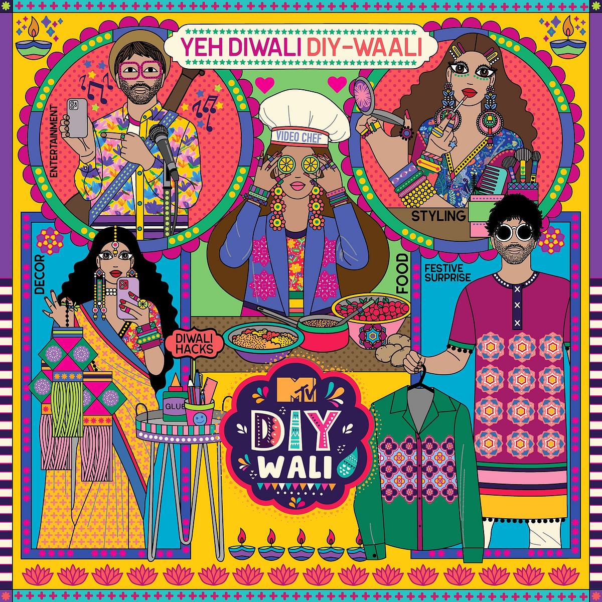 Have a #DIYwali Diwali this year with MTV India
