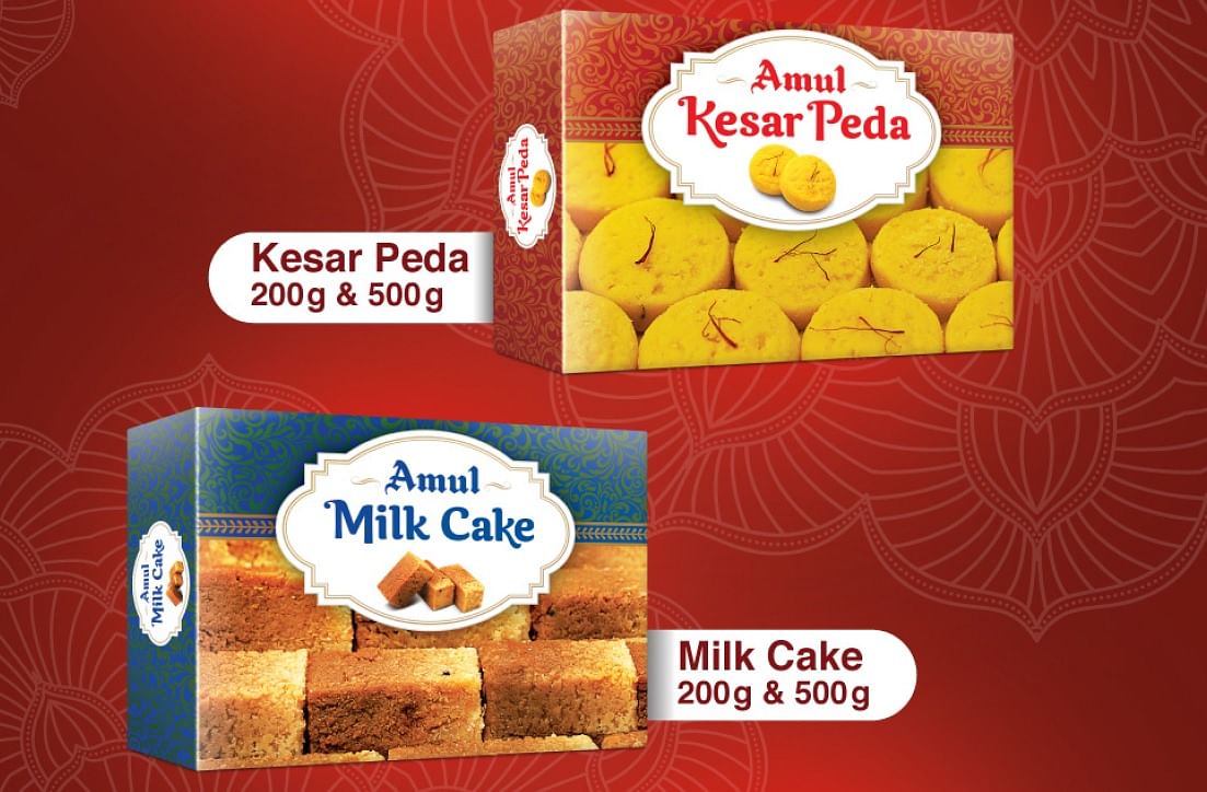 Amul peda and milk cake