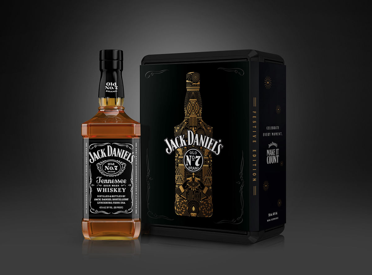 "The idea was to marry the masculinity of Jack Daniel's to the festive season..."