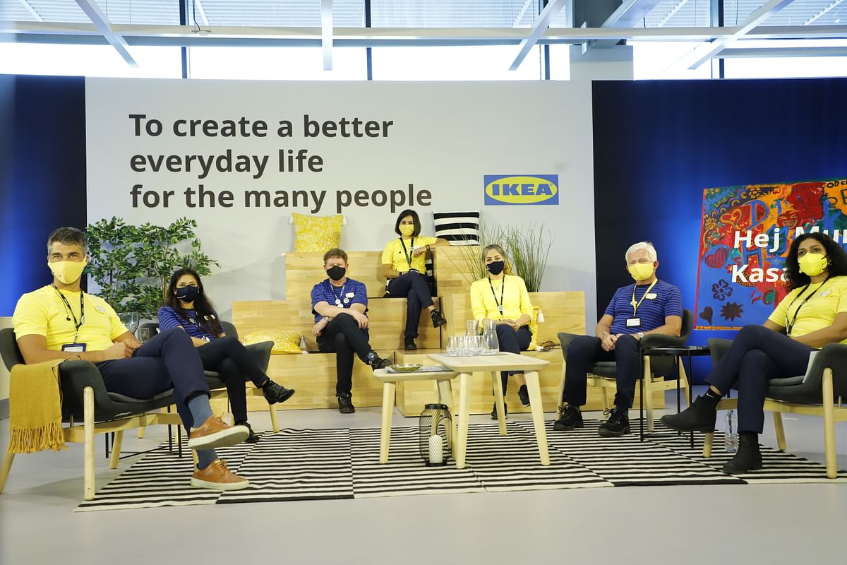 A photo from IKEA's virtual store launch