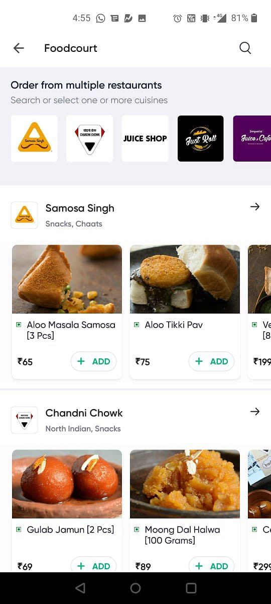 Dunzo launches 'Foodcourt' to let users order from multiple restaurants in a single order