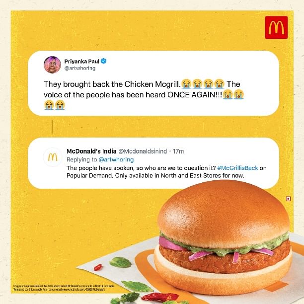 McDonald's new spots celebrate the comeback of Chicken McGrill burger