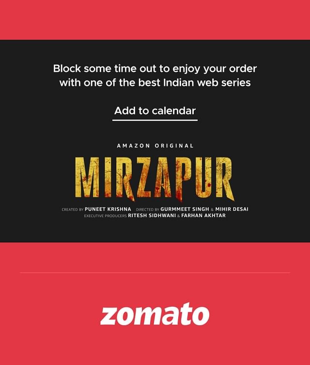 Zomato's new mailer delivers a letter to you from Santa Claus himself