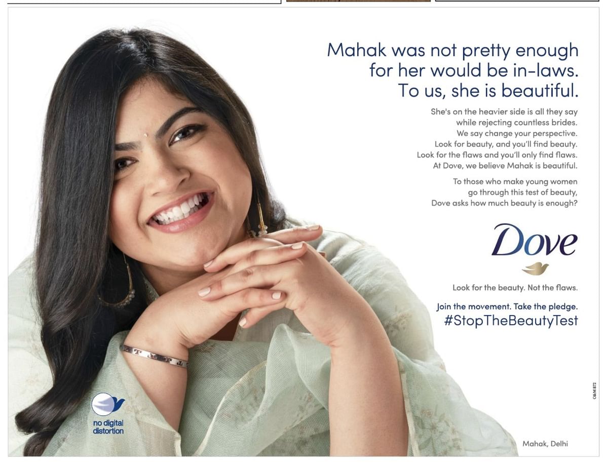 Dove soap calls out pre-marriage scrutiny of bride's weight, height, colour, hair; takes 'Real Beauty' stance ahead