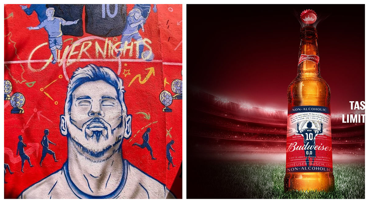 Budweiser celebrates Messi’s journey in murals, special edition bottles