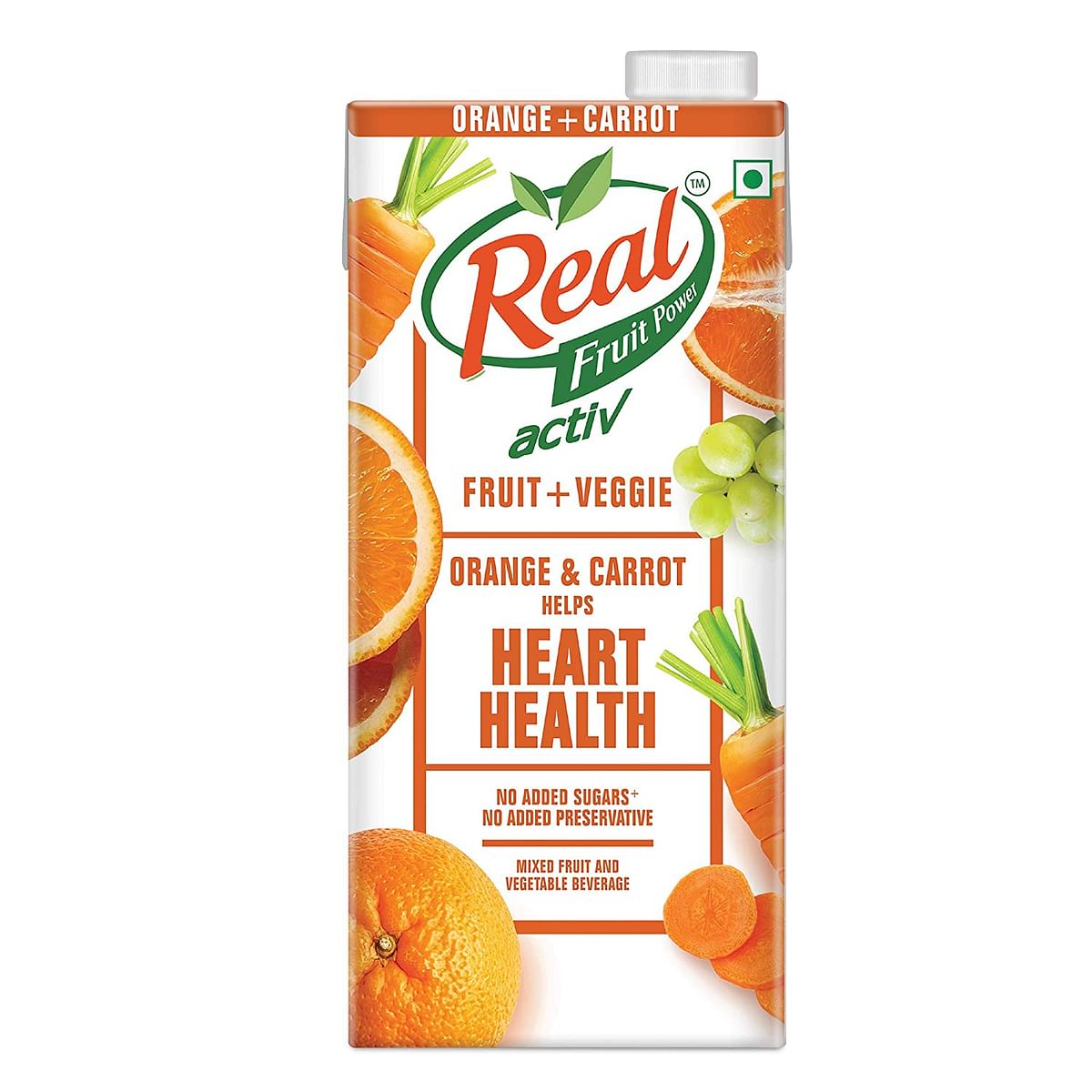 Dabur's Real Activ fruit, veggie juice cartons now say 'gut health', 'heart health', 'immunity boost'