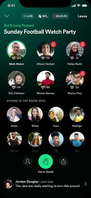 Spotify launches live "social audio app" Greenroom; takes on Clubhouse and Twitter Spaces 