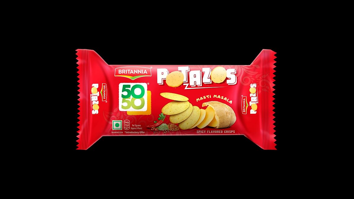 Britannia launches potato chip and biscuit fusion ‘5050 Potazos’; to take on ITC’s All Rounder and Pran’s Potata