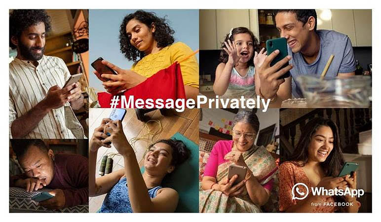 Whatsapp's new ad campaign highlights privacy when messaging