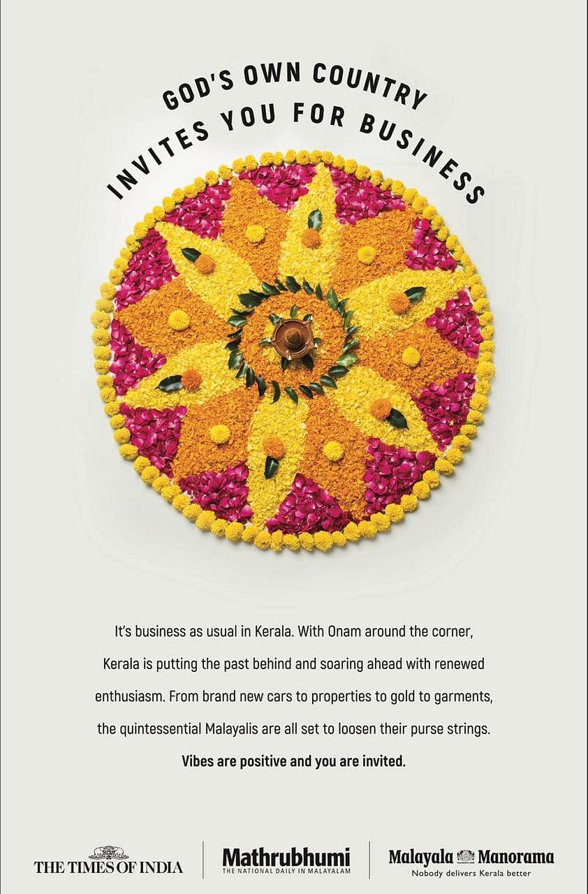 Kerala newspapers join hands to invite advertisers to make the most of the shorter Onam season