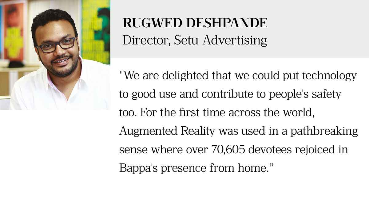 A heartfelt initiative to bring the
beloved Bappa home for devotees through Augmented Reality!