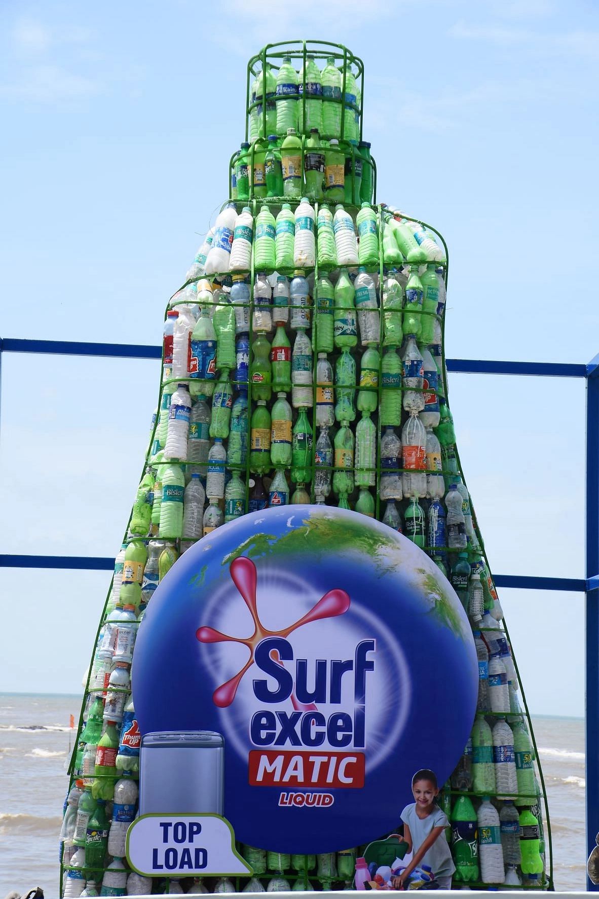 Surf Excel Matic’s bottle installation aims to reduce plastic wastage 