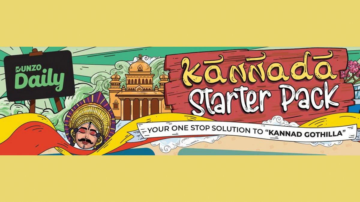 Dunzo creates a downloadable 'Kannada starter pack' after print ad goes live