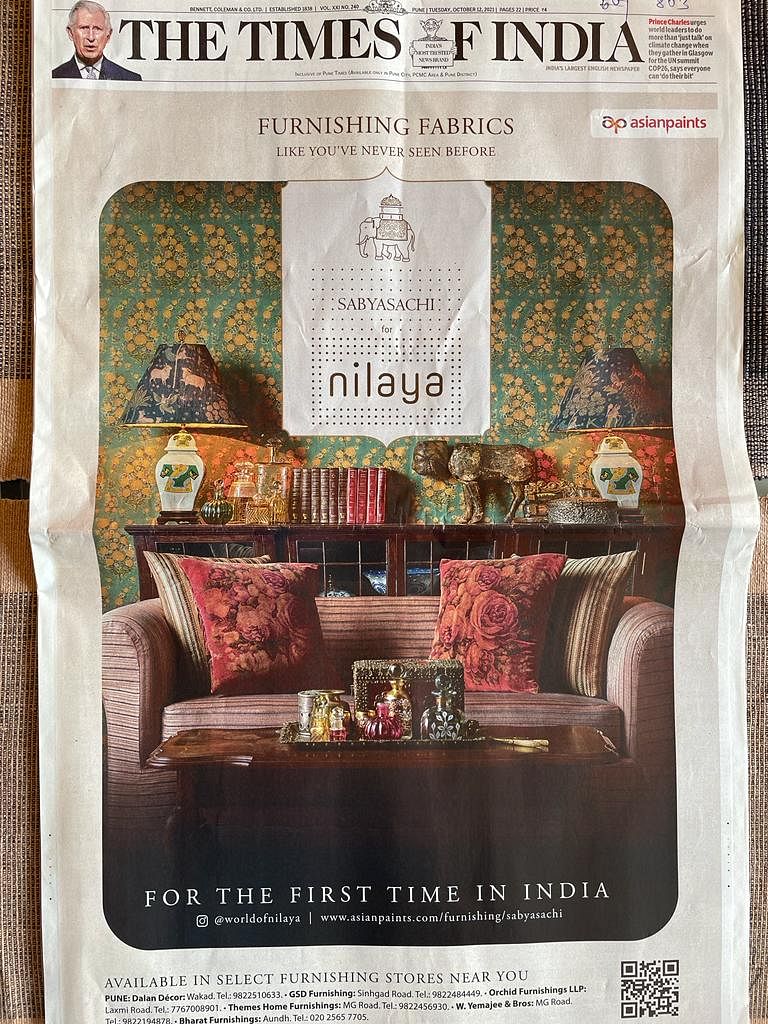 Asian Paints, Sabyasachi collab brings luxury to home interiors