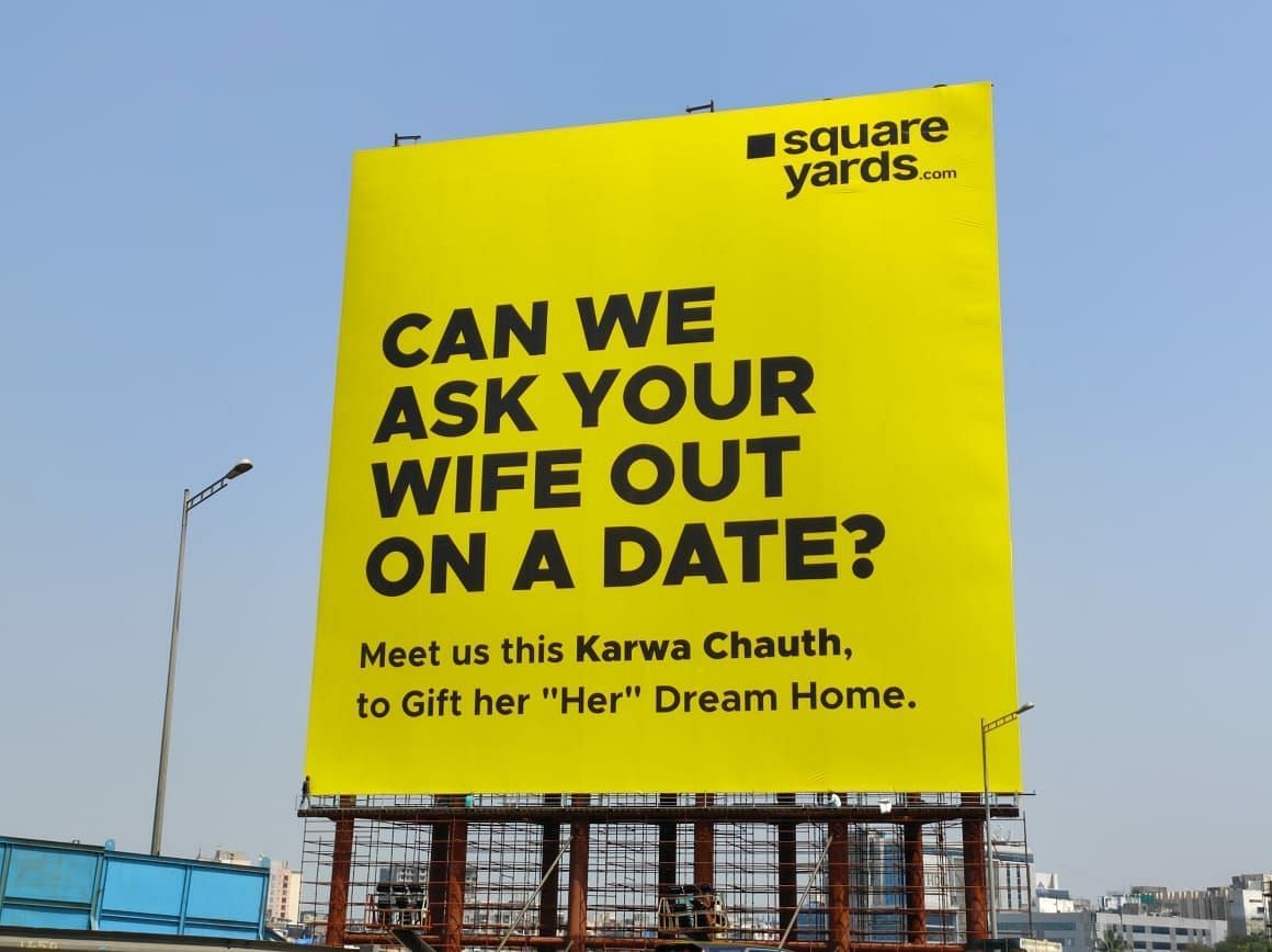 Square Yards’ new traffic halting humour brings an edge to OOH advertising