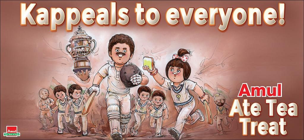 Amul joins the ‘83’ bandwagon with a nod to Kapil Dev