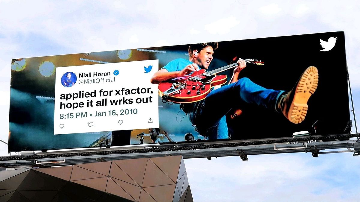 Twitter turns manifestation tweets by celebs into outdoor ads 