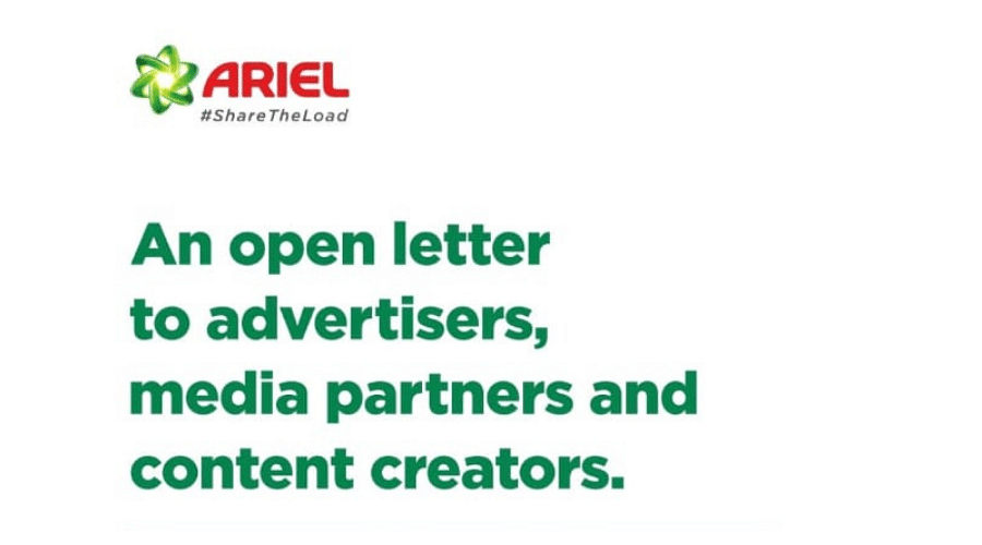 Ariel’s #ShareTheLoad appeal to advertisers, content creators 