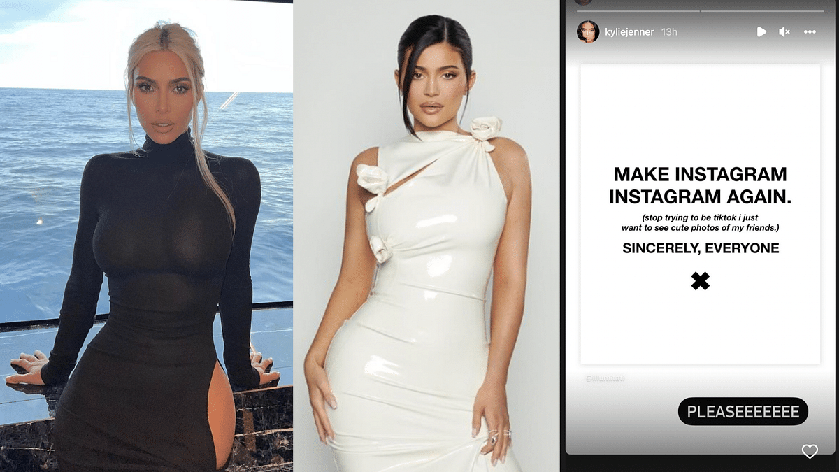 Kylie Jenner and Kim Kardashian ask Instagram to stop imitating TikTok
