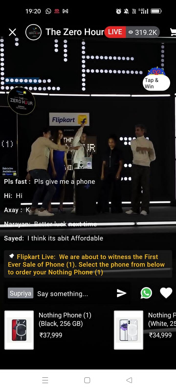 Flipkart changes the game with Live Commerce Sale of Nothing Phone