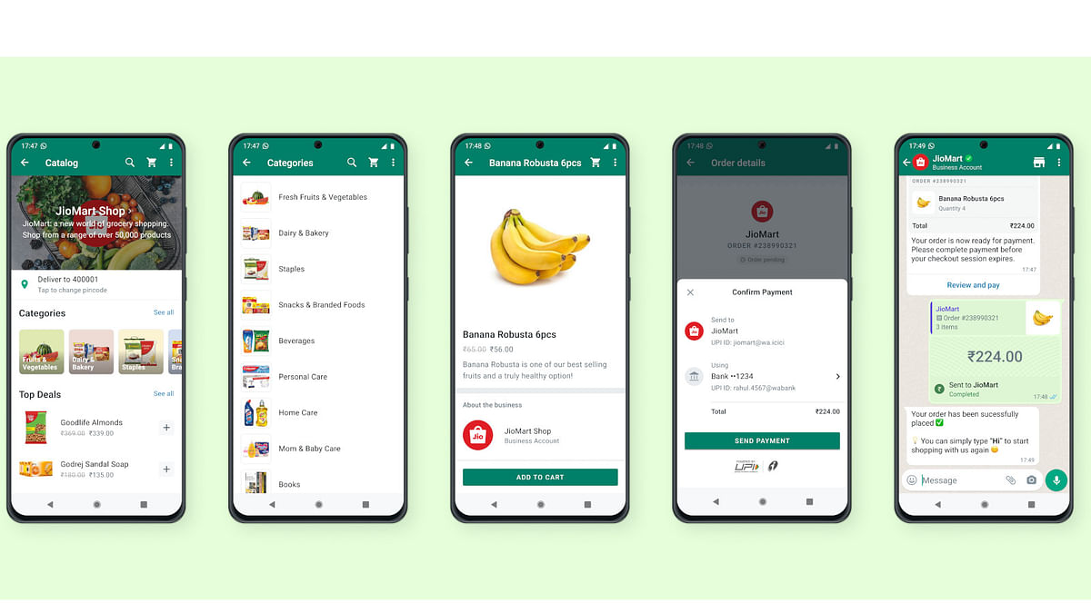 Meta and Jio platforms collaborate to launch JioMart on WhatsApp