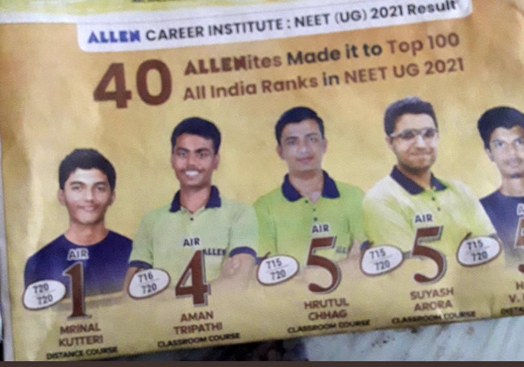 Coaching institutes roll out misleading print ads
