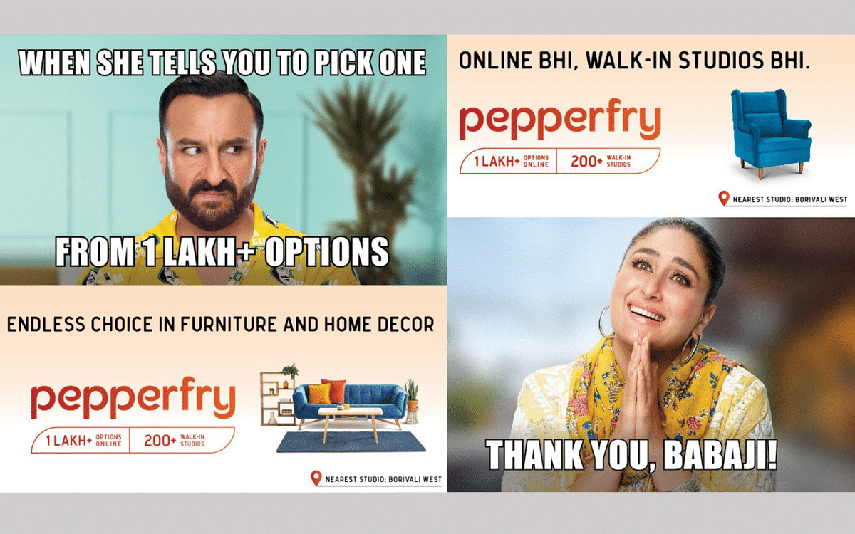 Pepperfry launches Diwali campaign ft. Kareena Kapoor Khan and Saif Ali Khan