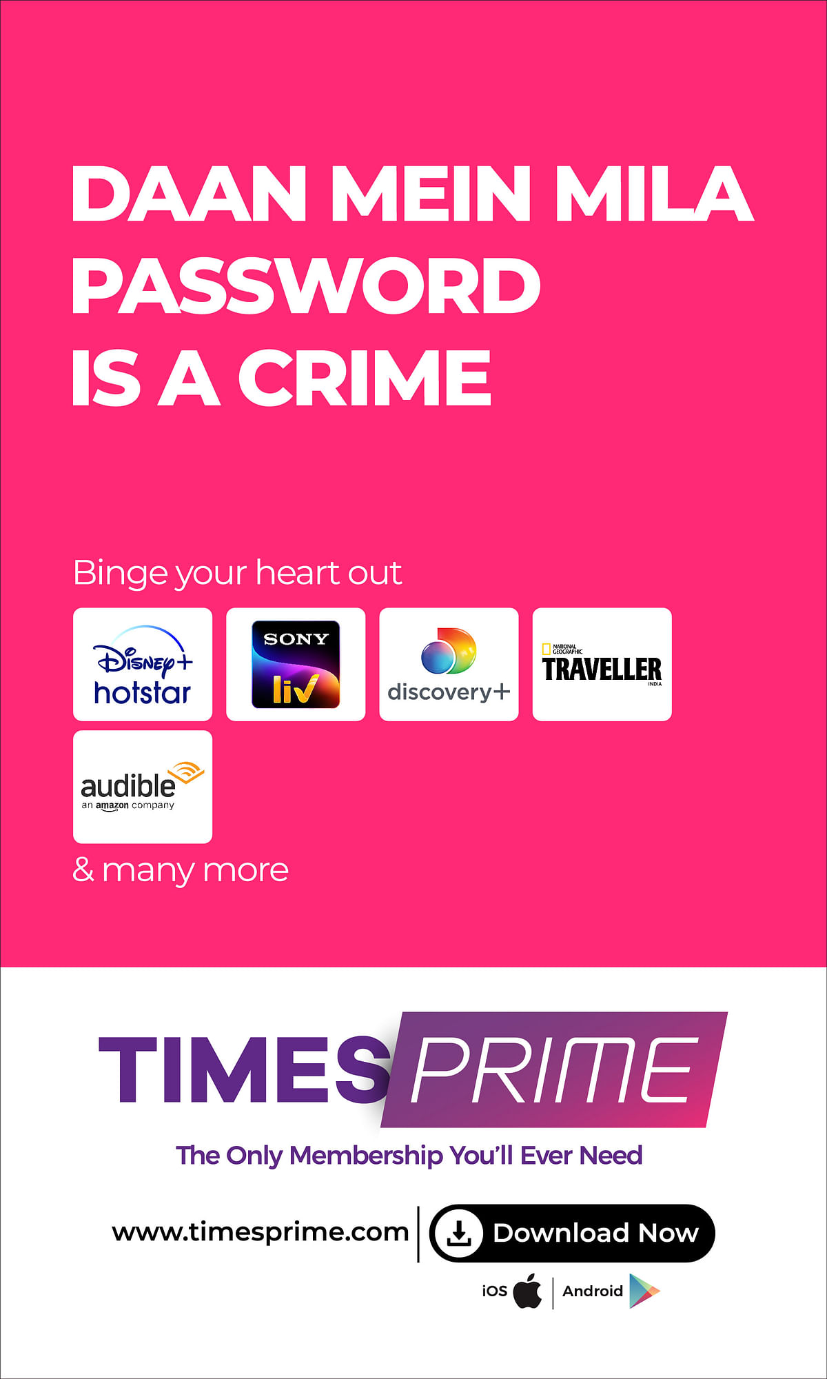 Times Prime launches a unique outdoor campaign at Cyber Hub!