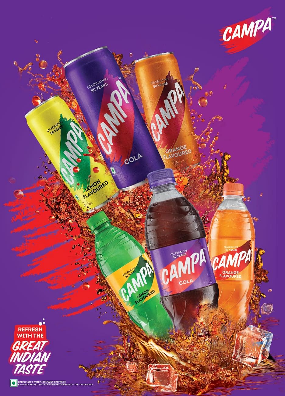 Reliance re-launches Campa Cola