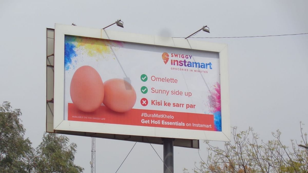 Swiggy called out as Hinduphobic over a billboard
